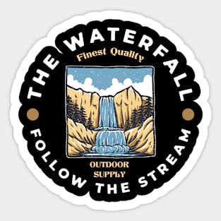 Waterfall - Follow The Stream Sticker